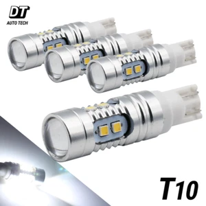 4X 30W T10 168 921/912 Hi Power LED 6000K White Reverse Backup Light Bulbs - Picture 1 of 9