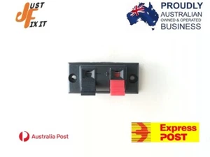 2-way Push Connection Speaker Terminals Red/Black push down - Bild 1 von 6