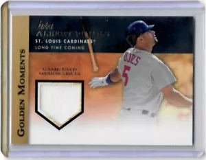Tarjeta de camiseta 2012 Topps Serie 1 Albert Pujols Golden Moments Cardinals de San Luis - Imagen 1 de 2