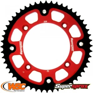 Supersprox Stealth 420 Rear Sprocket Red RST-209:56-RED Honda CR80R CR85R - Picture 1 of 1