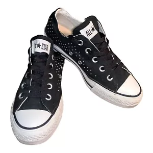Tenis CONVERSE Chuck Taylor All Star Tachuelas TACHONADAS parte superior baja negras blancas 6 - Imagen 1 de 10