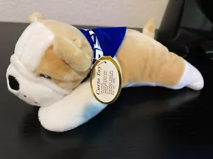 Juguete Curto Peluche Perro Geico Peluche Negocios con Etiquetas 8.5" Bulldog RARO Frijol - Imagen 1 de 5