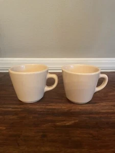 Homer Laughlin Best China Restaurant Ware 5OZ Coffee Tea Mugs set of 2 - Picture 1 of 5