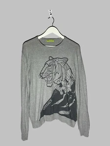 Versace Jeans Men’s Big Logo Tiger Sweater - Picture 1 of 11