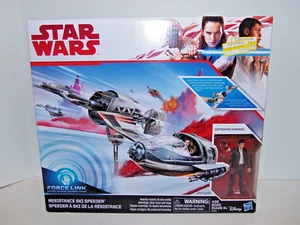 Star Wars TheLast Jedi Force Link Resistencia Esquí Speeder Capitán Poe Dameron Sin usar, en caja - Imagen 1 de 6