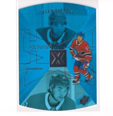 2023-24 Upper Deck Extended Holoview X SPX-38 Sean Farrell Montreal Canadiens - Image 1 of 2