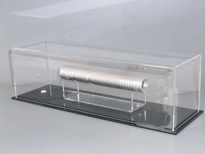 star wars lightsaber display case solid build unit dust cover , u v protection - Picture 1 of 9