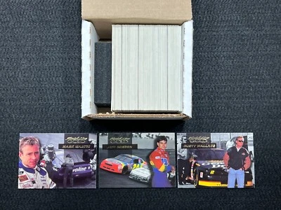 1994 Finish Line Gold NASCAR Racing Complete Set (100) w/Promos - Image 1 of 4
