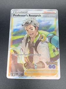 Professor's Research 078/078 Full Art Ultra Rare Pokemon Go Willow 78 NM 2022 - Foto 1 di 3