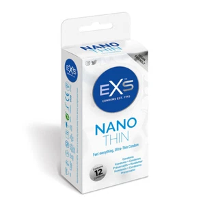 EXS Nano Thin Condom 12 Pack Erection Sex Aid, Penis Erection Sex - Picture 1 of 1