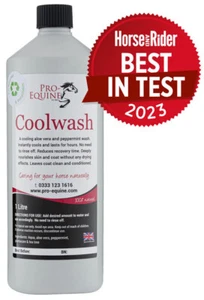 Pro-Equine Coolwash Aloe Vera & Pfefferminze kein Spülen Waschen entfernt Schweiß & kühlt - Bild 1 von 2