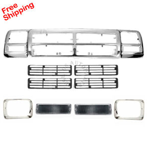 I-Match Auto Parts Passenger Side Headlamp Door Bezel Replacement For 92-93 Dodge Fullsize Pickup and Ramcharger CH2513118 55054644 Chrome 