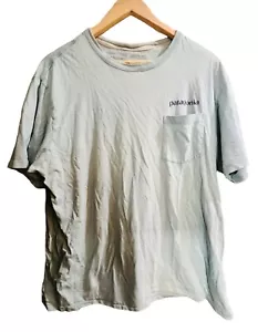 Patagonia Mens Light Blue T-Shirt - with Front Pocket - Regular Fit LARGE - Used - Picture 1 of 8