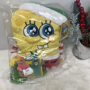 Peluche de Navidad Bob Esponja hablando riéndose 17” con plancton y Patrick Macy’s Exc - Imagen 1 de 8