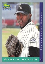 1993 Classic Best #163 Garvin Alston Central Valley Rockies