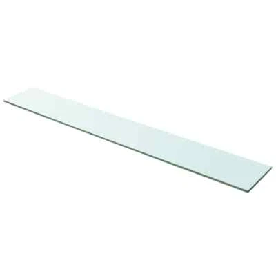 Shelf Panel Glass Clear 100x15 cm vidaXL - image 1 of 2