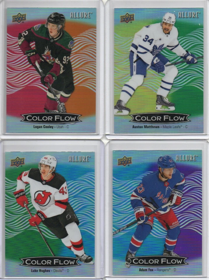 2024-25 UD Allure Color Flow ** You Pick ** Red Orange Yellow Green Blue Purple - Image 1 of 1