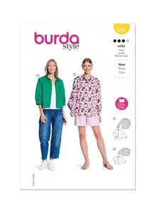 BURDA 5847 MISSES KLEID BLUSE Schnittmuster Größe 10 - 20 Fähigkeit: DURCHSCHNITTLICH - Bild 1 von 12