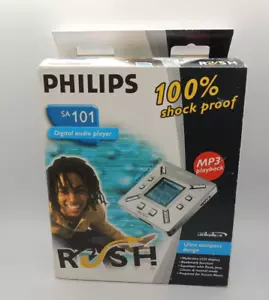 Philips RUSH Digital Audio Player SA101 Vintage Portable MP3 Player Combo Pack - Picture 1 of 24