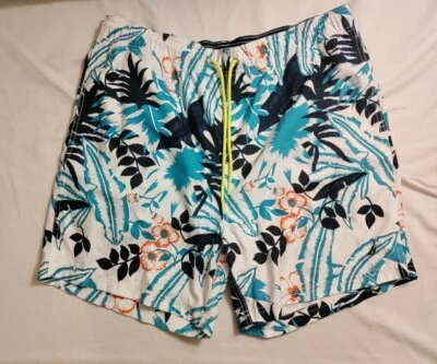 Baúl de natación para hombre Nautica floral multicolor sin forro L RARO NUEVO SIN ETIQUETAS Foto 1 de 4