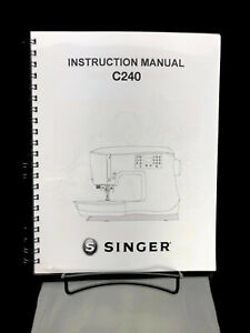 Singer featherweight C 240 Instruction Manual User Guide SPIRAL BOUND Reprint