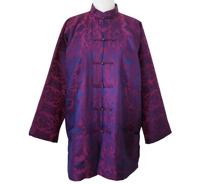 vtg 90s SHANGHAI TANG padded Asian style Tang jacket sz L - Image 1 of 4