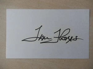 Tom Flores Autographed 3" X 5" Index Card - Picture 1 of 3