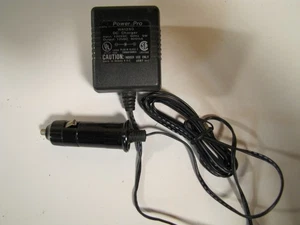 POWER PRO WA1250 DC CAR CHARGER PLUG-IN CLASS 2 TRANSFORMER OUTPUT 12VDC 500MA - Bild 1 von 4
