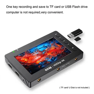 4K HDMI Video Capture Card Nagrywanie gier z ekranem na kartę TF USB U Flash Drive - Zdjęcie 1 z 10
