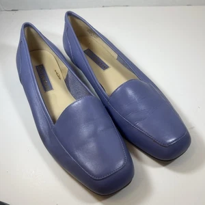 Damenschuhe Enzo Angiolini 8,5 M Leder-Loafer marineblau Designer mit Komfort - Bild 1 von 9