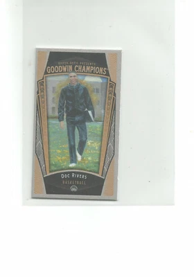 2015 UPPER DECK GOODWIN CHAMPIONS MINI CLOTH LADY LUCK #77 DOC RIVERS 39/50 - Image 1 of 2