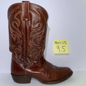 Stivali da cowboy Dan Post da uomo taglia 9,5 stile pelle marrone CP 2111 - Foto 1 di 13