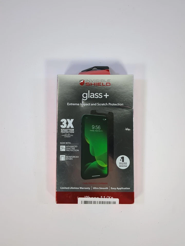 Cristal Zagg Invisibleshield + Protector de pantalla para iPhone 11/Xr - Alta definición Foto 1 de 4