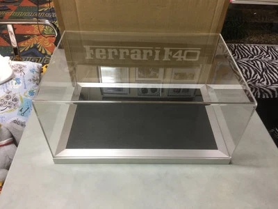 Ferrari F40 Logo Limited Model 1/12 Display Case & Aluminum Frame Base Kyosho - Image 1 of 3