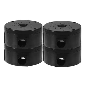 4 Pezzi Cavo Cctv Montaggio a Parete Bullet Camera Staffa Contenitore Elettrico - Foto 1 di 18