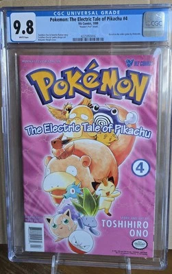 Pokemon Electric Tale of Pikachu #4 CGC 9.8 Primera primera impresión Nintendo Viz cómic Foto 1 de 2