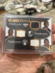 2007 UpperDeck Rookie Triple Patch KD Al Horford Mike Conley Kevin Durant Patch - Picture 1 of 4