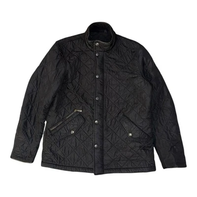 Chaqueta Barbour Para Hombres L Negra Chelsea Deportiva Acolchado Abrigo Exterior Agricultura Foto 1 de 4