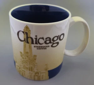 Starbucks Global Icon Collector Series Coffee Mug 2012 - Chicago - 16 oz - Picture 1 of 5