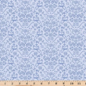 Chloe Damask Light Blue C14523-LTBLUE Riley Blake Cotton Fabric By half yard - Picture 1 of 1