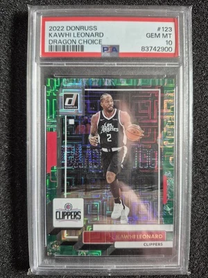 Donruss #123 Kawhi Leonard 2022 💎 GEMA 10 💎 POP 1 ❗️🐲 ELECCIÓN DRAGÓN 🐲 Foto 1 de 4