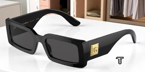 Occhiali da sole donna DOLCE & GABBANA DG4416 501 87 nero grigio scuro 53 mm - Foto 1 di 6