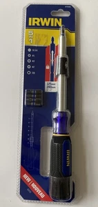 Irwin Cacciavite Prolunga 5" - 11" con 5 Punte a Impatto - Foto 1 di 8