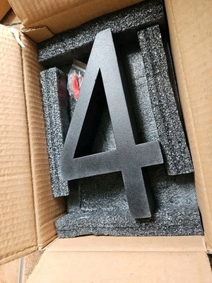 Placa de dirección personalizada por bloques de direcciones ABC.  Estilo empotrado. Pre- Foto 1 de 2