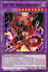 Yugioh! Mega Tins 2025 1x UR Destiny HERO - Destroyer Phoenix Enforcer - Picture 1 of 1