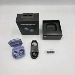 Samsung Galaxy Buds 2 Pro R510 Purple Wireless Bluetooth Earbuds For Parts READ - Picture 1 of 6