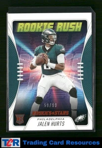 2020 Panini Rookies & Stars #RR-5 Jalen Hurts Rookie Rush Orange #/99 - Picture 1 of 2