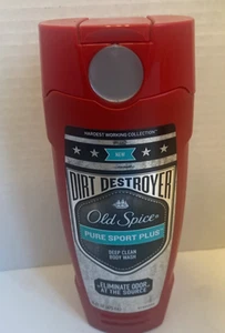 Old Spice Dirt Destroyer Pure Sport Plus Deep Clean Body Wash Limited Edition(4B - Picture 1 of 3