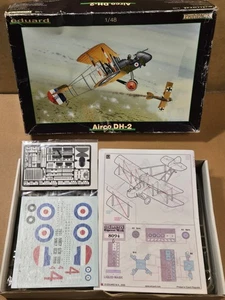 Eduard Airco DH-2 Pusher Biplane Fighter Model Kit #8094 - NEW IN BOX COMPLETE - Picture 1 of 6
