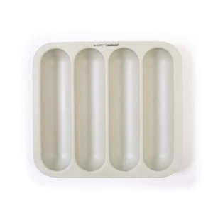 Flatware Bamboo Cutlery Tray, Organizer, Sage (Gray) - Picture 1 of 3